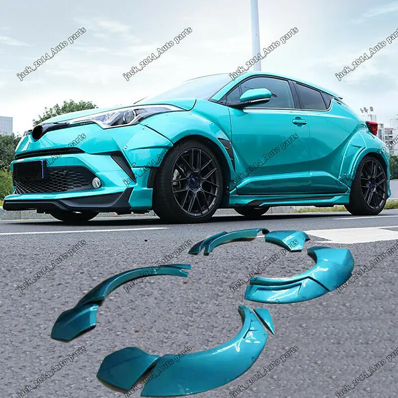 Для Toyota CHR C HR 2017 2018 ABS Брызговики отражатели колесо для бровей Неокрашенная крышка