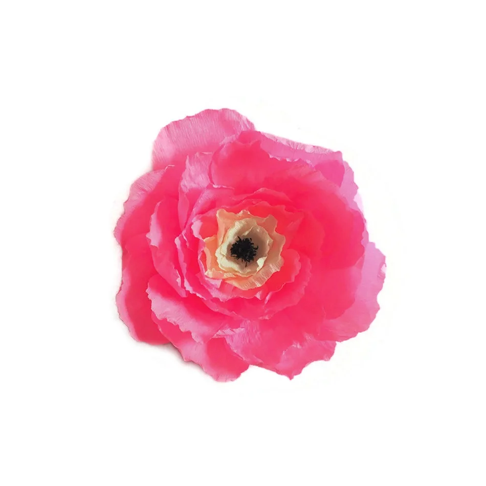 2018 г. уникальные большие искусственные цветы из крепа 5 шт. украшение для свадьбы