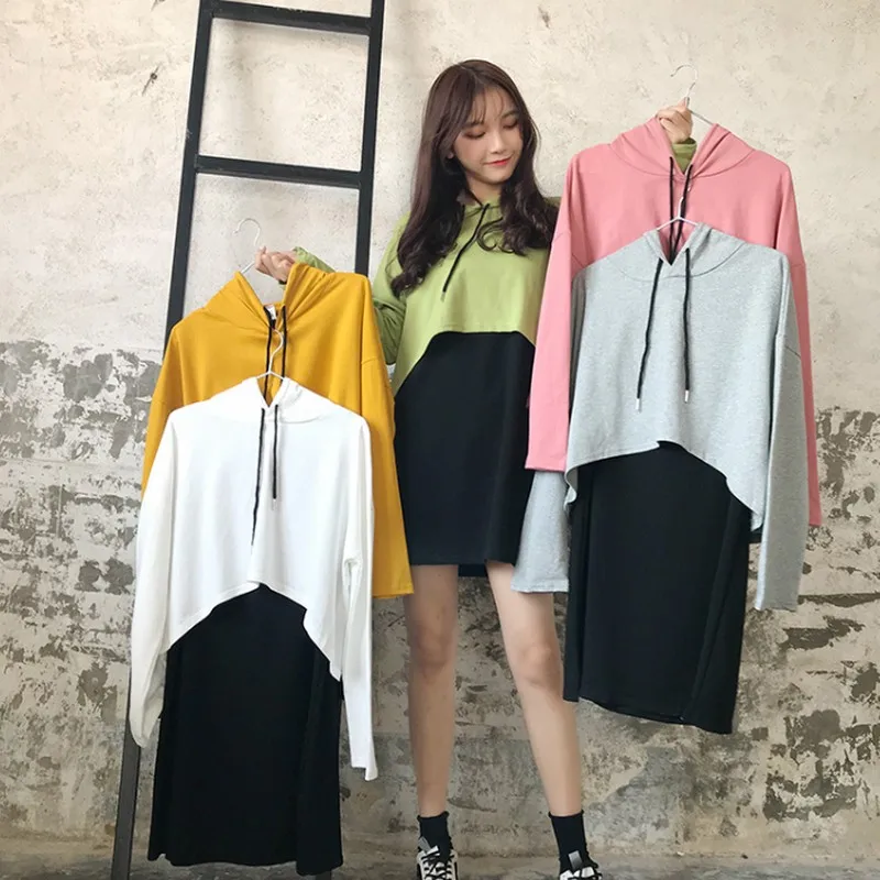 Повседневный комплект из двух предметов стойкий Цвет для женщин свободный