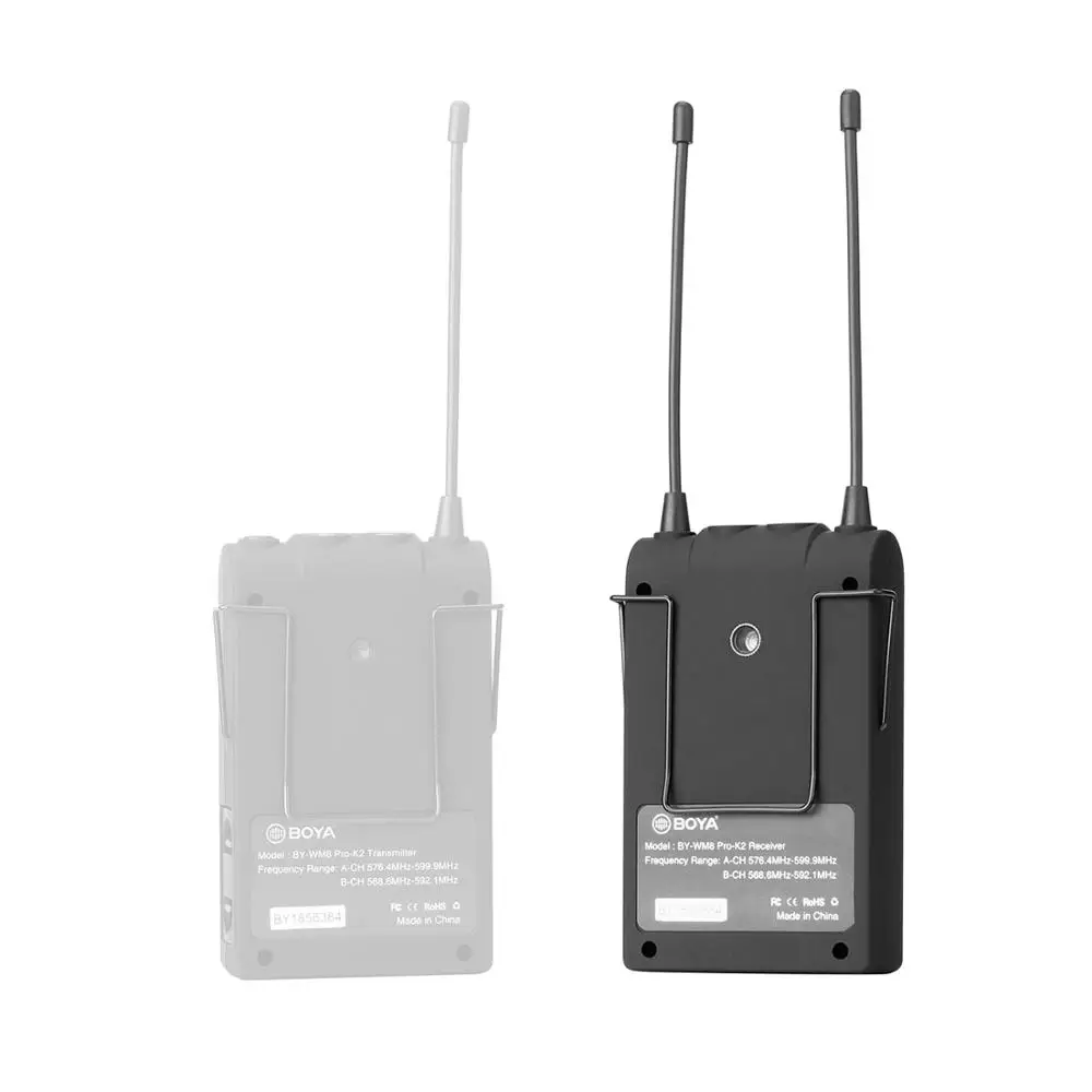 BOYA RX8 PRO Dual-Channel Wireless Receiver Monitoring sound by headphone output for TX8 Pro BY-WHM8 and BY-WXLR8 | Электроника
