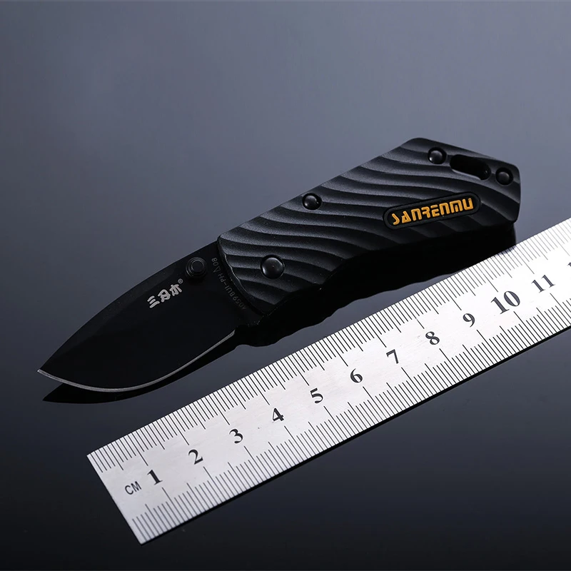 Sanrenmu 4059 портативный EDC Складной карманный нож с зажимом для ремня для кемпинга путешествий и выживания