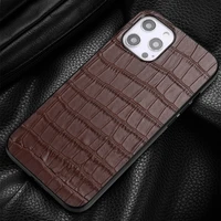 genuine leather phone cases for iphone 13 pro max 12 mini 12 11 pro max x xr xs xs max 6s 6 7 8 plus 5 se 2020 stone grain cover