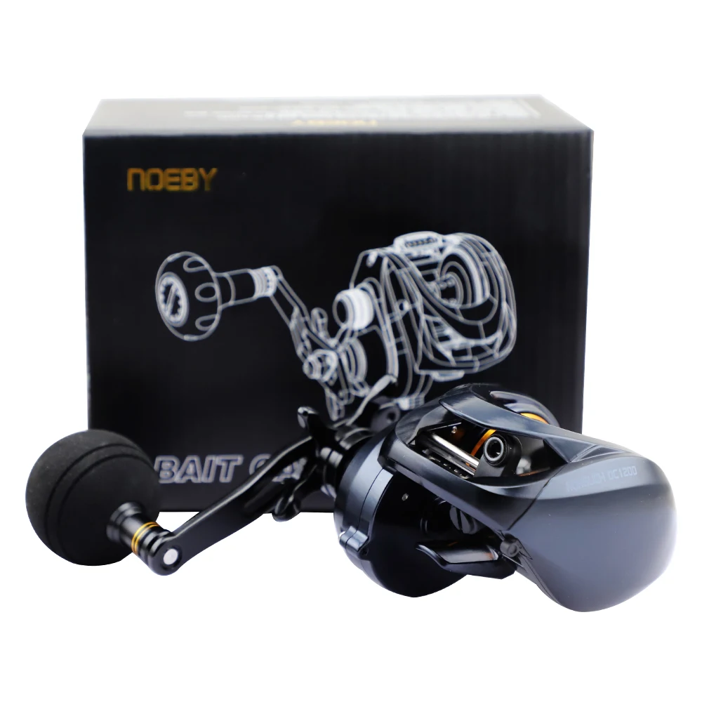 

NOEBY Fishing Reels NONSUCH DC1200 High Speed Baitcasting Reel Gear Ratio 6.3:1 11BB Bait Casting Wheel Max Power 12kg Pesca