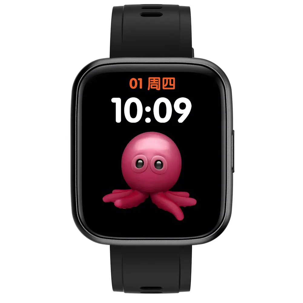 

Smart Watch Sports Tracker Waterproof 1.69 In Full Screen With Step Counter Music Control Compatible With Iphone Android Black