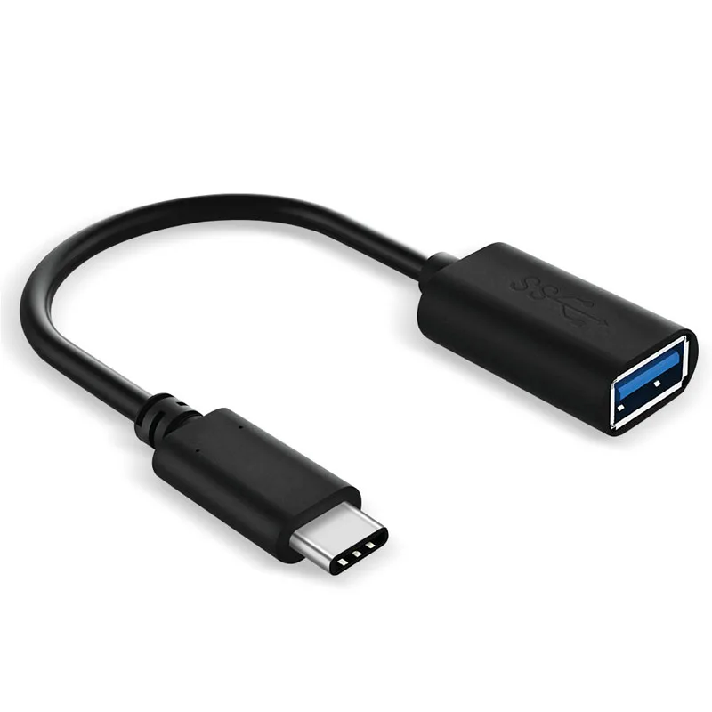 Кабель переходник OTG Type C папа USB мама|Кабели передачи данных| |