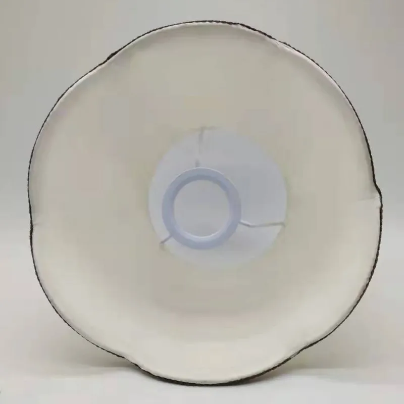 Абажур для настольных ламп круглые светильники из бежевой ткани 25 см E27 в