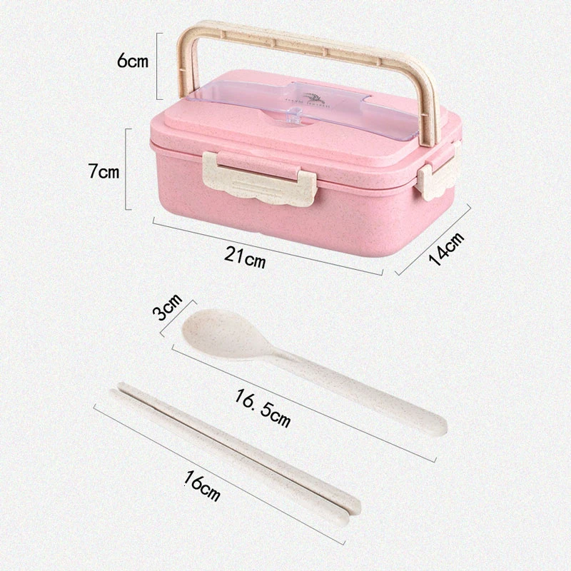 Эко Еда коробка для завтрака пригодная использования в микроволновке печь