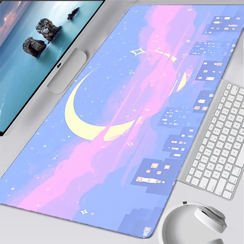 

Pink Sailor Moon landscape Mouse Pad Larger XXL Speed mini pc computer Keyboard Desk mat LOL CS GO gaming accessories mousepad