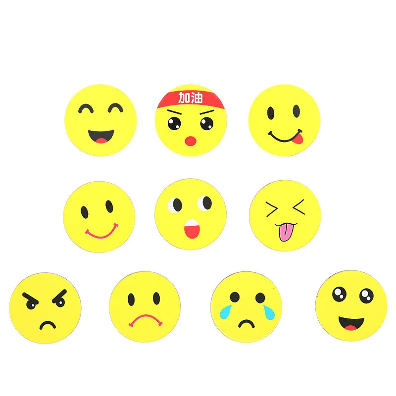 Красочные Мультяшные магнитные наклейки на холодильник Детские деревянные