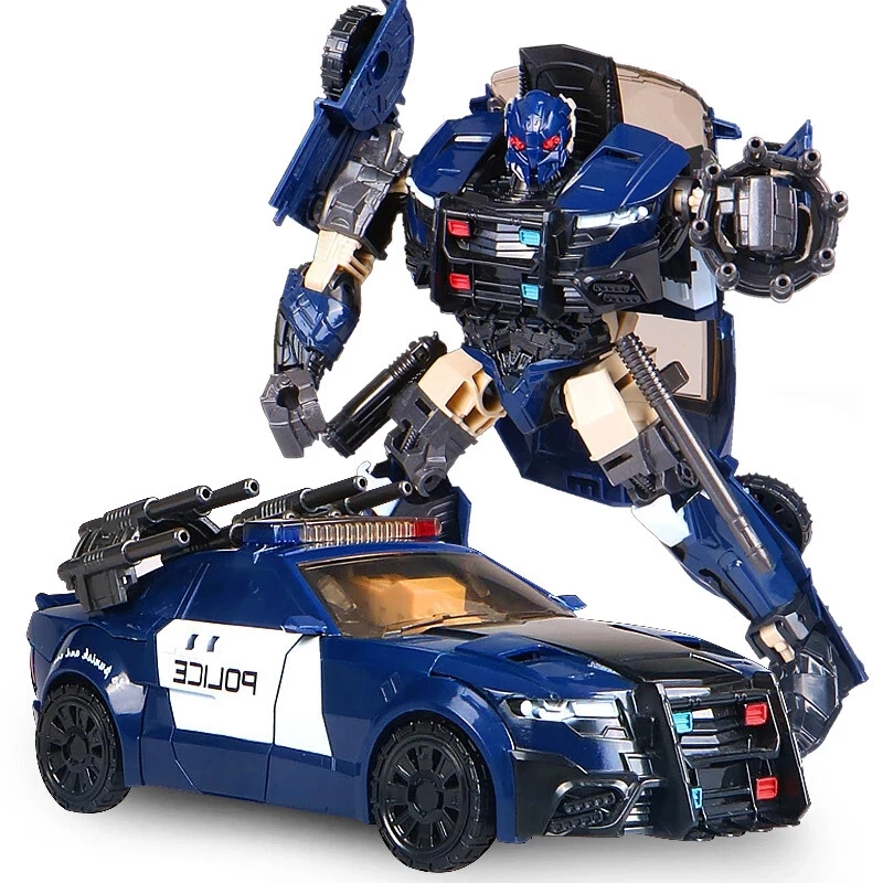 

Бесплатная доставка, BMB H6001-5 18 см, трансформер, Prowl Optimus autobot, игрушки для мальчиков, сплав, робот, аниме, экшн-фигурка, модель автомобиля, подаро...