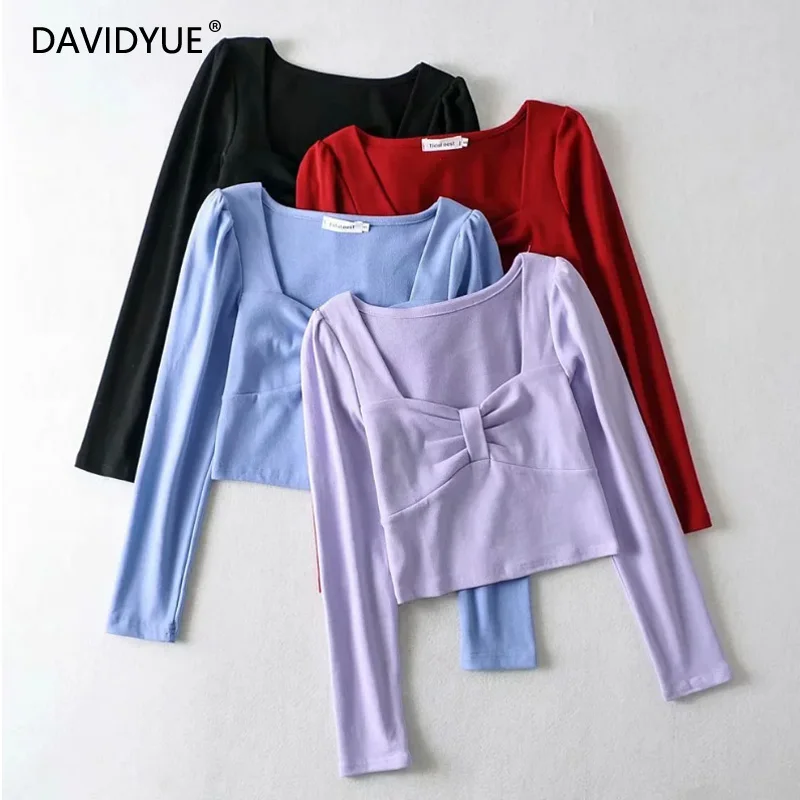 

Crop top women blouses graphic t shirts vintage cropped top long sleeve cute shirts streetwear tie dye shirt korean fashion