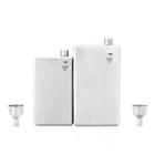 Портативная титановая фляжка, фляга для виски, вина, воронка для бутылок, посуда для кемпинга, путешествий, пикника, Классическая посуда для напитков 120 мл, 150 мл, 200 мл