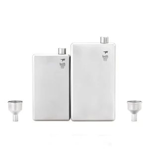 Портативная титановая фляжка, фляга для виски, вина, воронка для бутылок, посуда для кемпинга, путешествий, пикника, Классическая посуда для напитков 120 мл, 150 мл, 200 мл