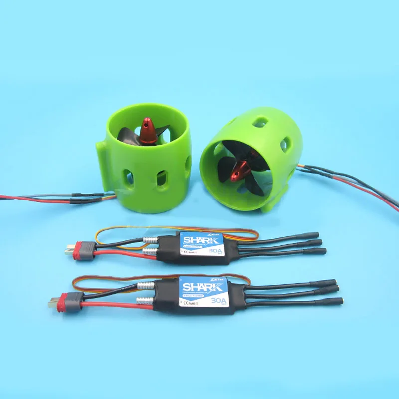 ROV 12-24V бесщеточный двигатель Подводное Подруливающее устройство с 30A/50A ESC 60 мм пропеллером CW CCW для RC рыболовной приманки Запчасти для лодки