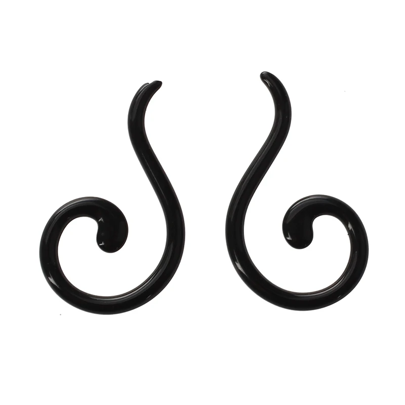 1 пара Акриловые спиральные конусные телесные туннельные носилки для ушей