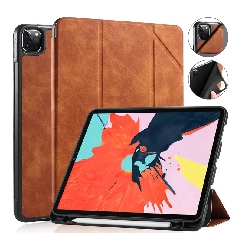Чехол для iPad Pro 11 магнитная подставка 2020 кожаный + ТПУ чехол 10 2 поколения Mini 4 2019