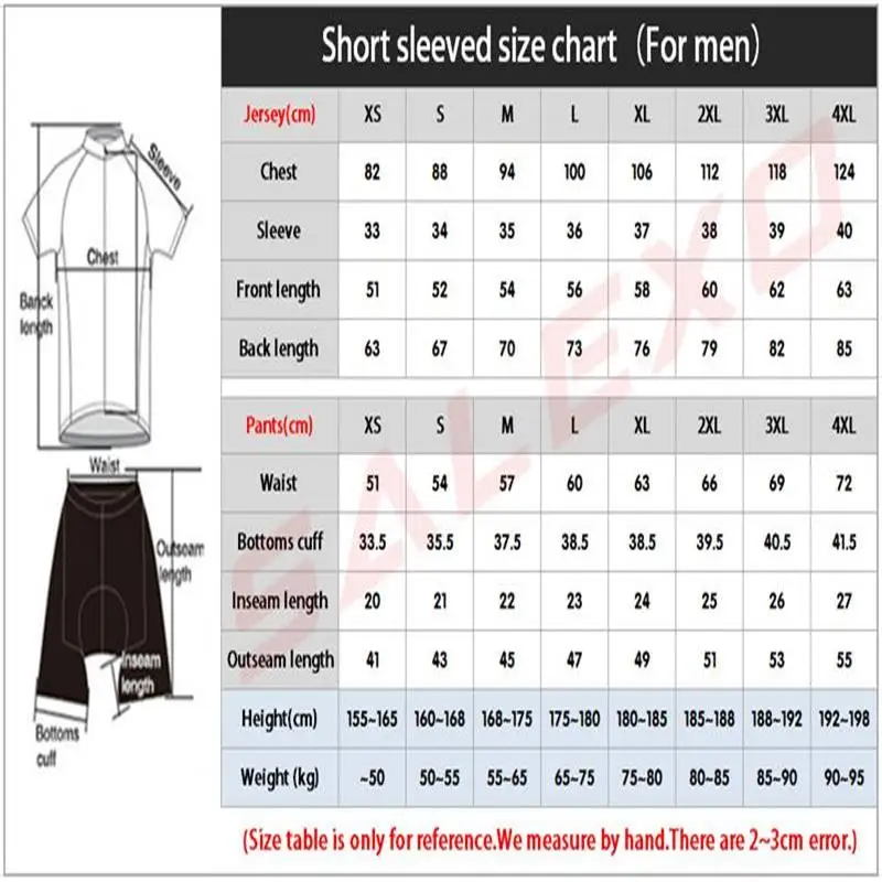 

Men Pro Cycling jersey MTB bicycle clothing Anti-UV Short sleeve Jersey clothes maillot ciclismo hombre verano mountain bike