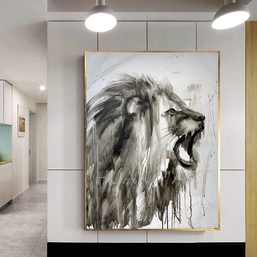 Оригинальная художественная чернильная живопись ручная роспись высокое