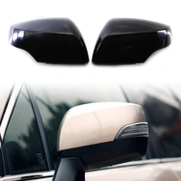 1pair car rearview mirror cover cap trim for subaru forester 2014 18 impreza 12 14 legacy outback crosstrek 13 14 abs plastic