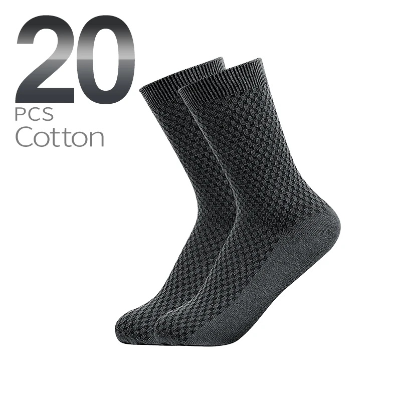 

Men's Socks Men's Cotton Socks 10Pairs/Lot Black Business Men Socks Soft Breathable Summer Winter for Male Socks High Quality