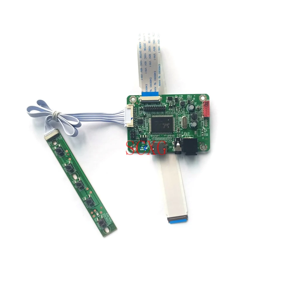 

KIT DIY HDMI-compatible 30Pin EDP Matrix Controller Board Drive LED PC 1366*768 Panel Fit LQ140K1JX01 M140NWR4 R1 M140NWR6 R2/R3