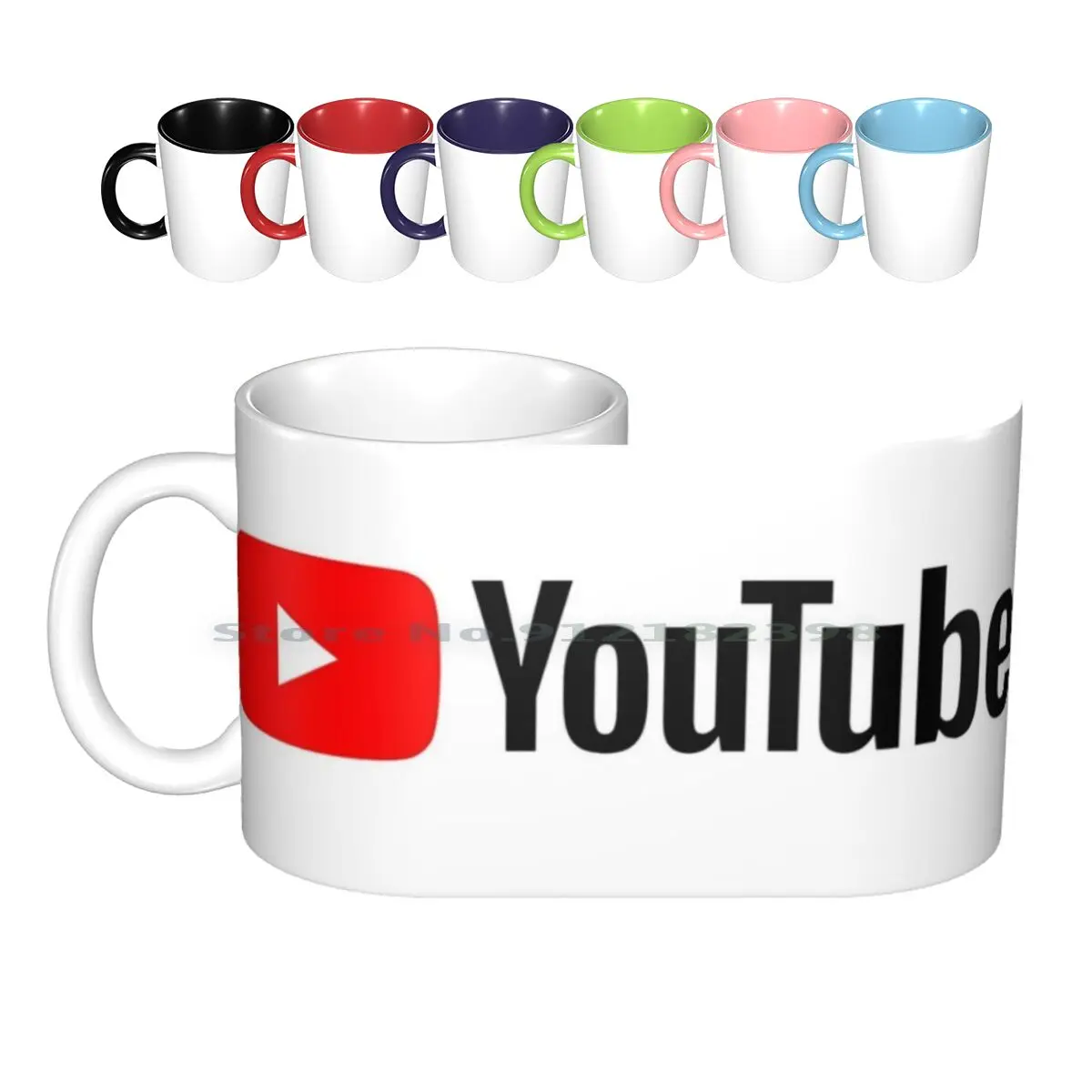 

Керамические кружки Youtube, кофейные чашки, кружка для молока, чая, кружка Youtube You Tube 2017 2018 2019 2020 логотип Google Video веб-сайт