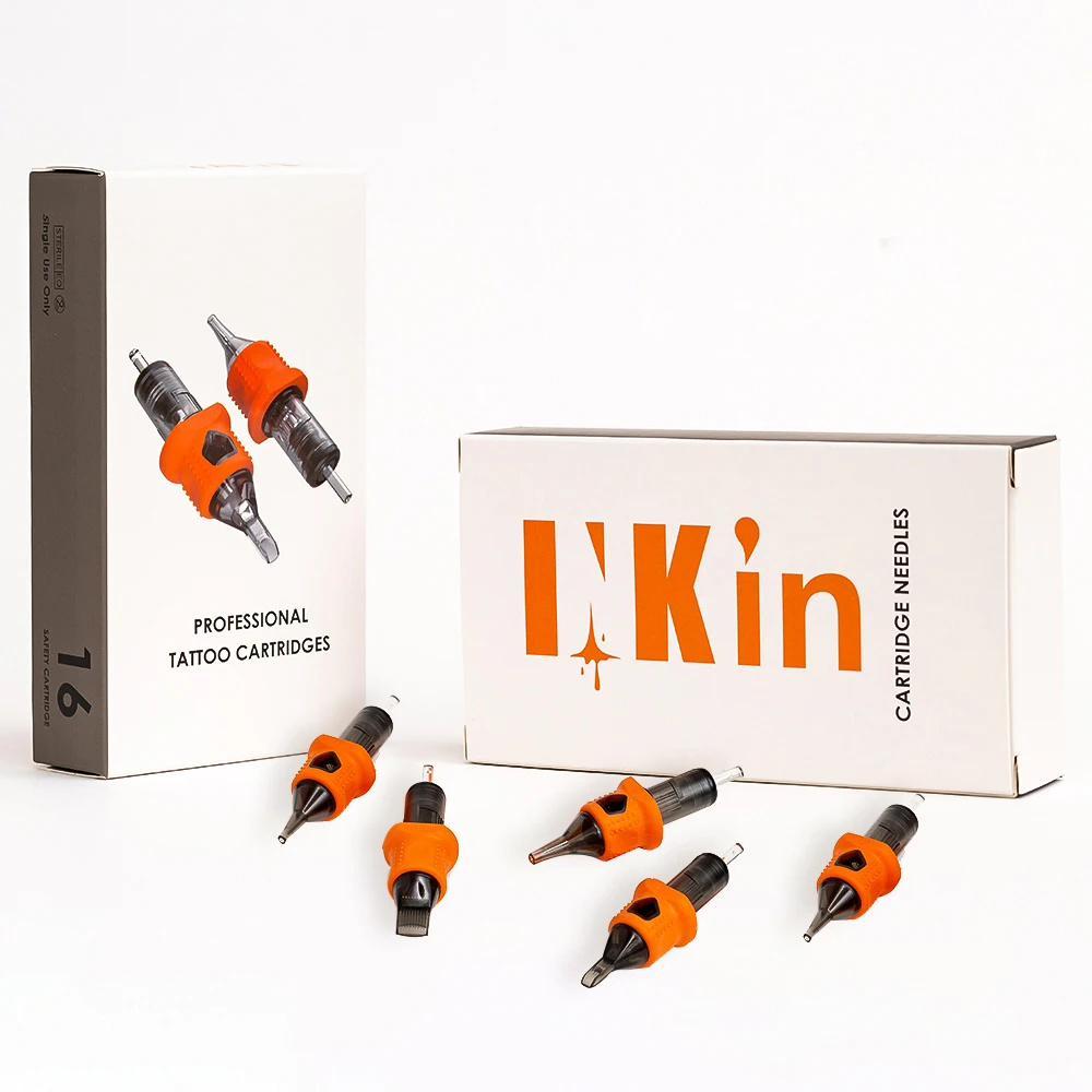 Картридж для тату-машинки EZ INKIN силиконовый с иглами RL RS MC M1 16 шт./корм | Красота и