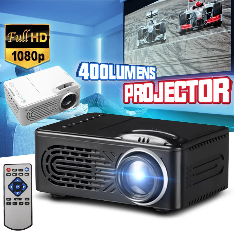 Мини проектор горячая Распродажа G814 HD 1080P Портативный мультимедийный