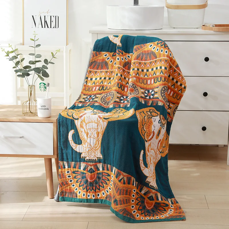 

Muslin Cotton Large Beach Bath Towel for Adults Kids Absorbent Soft Terry Towels Bathroom For Home and Comfort Bath and Sauna