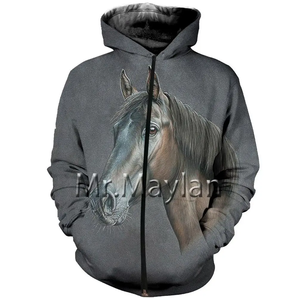 

Love Horse Art 3d print women/man hoodies / sweatshirts harajuku fashion hooded autumn long sleeve streetwear sudadera hombre P1