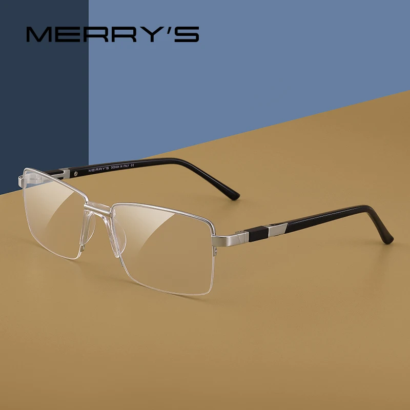 Мужские очки в деловом стиле MERRY'S S2185 ультралегкие для коррекции зрения по