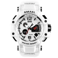 2020 smael men watches white casual watches men led digital 50m waterproof sport watch s shock watch 1509 relogio masculino