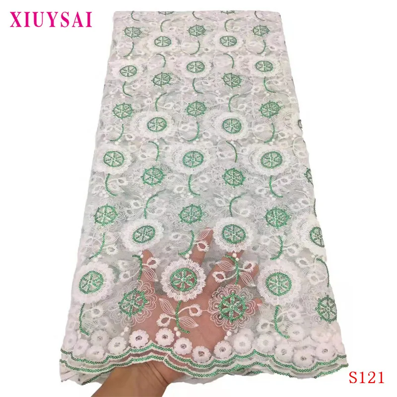XIUYSAI африканская кружевная ткань 2020 вышитая нигерийская для невесты высокое