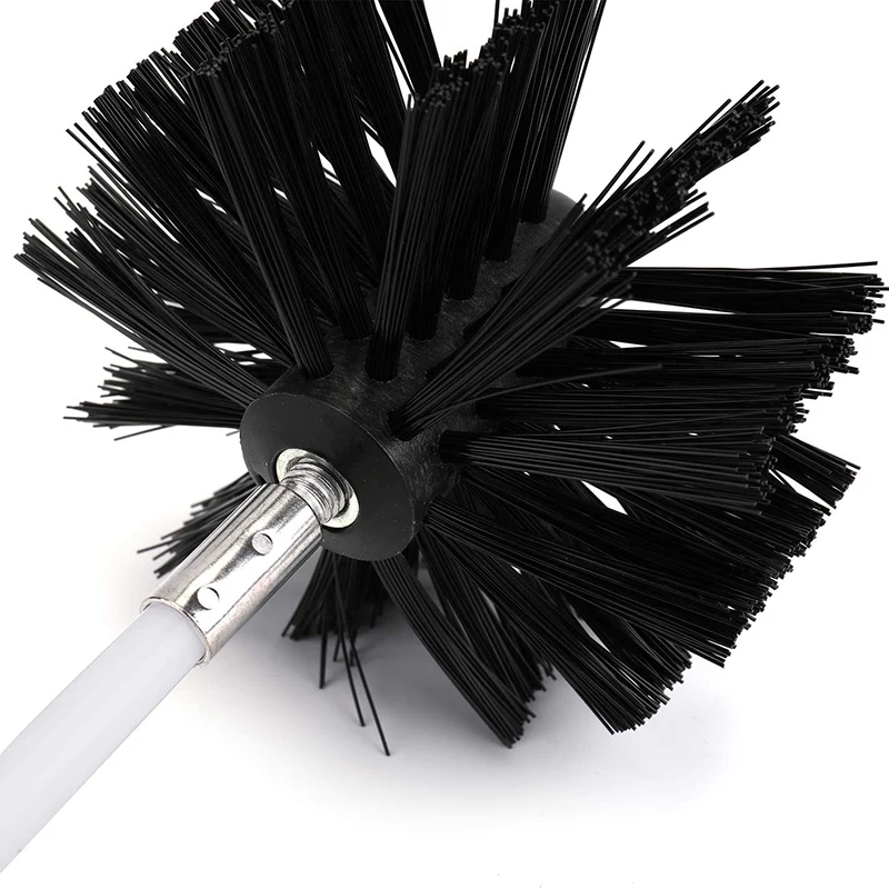 

24 Feet Dryer Vent Cleaner Kits, Lint Remover, Reusable Flexible Fireplace Chimney Cleaning Brush with Drill Attachment