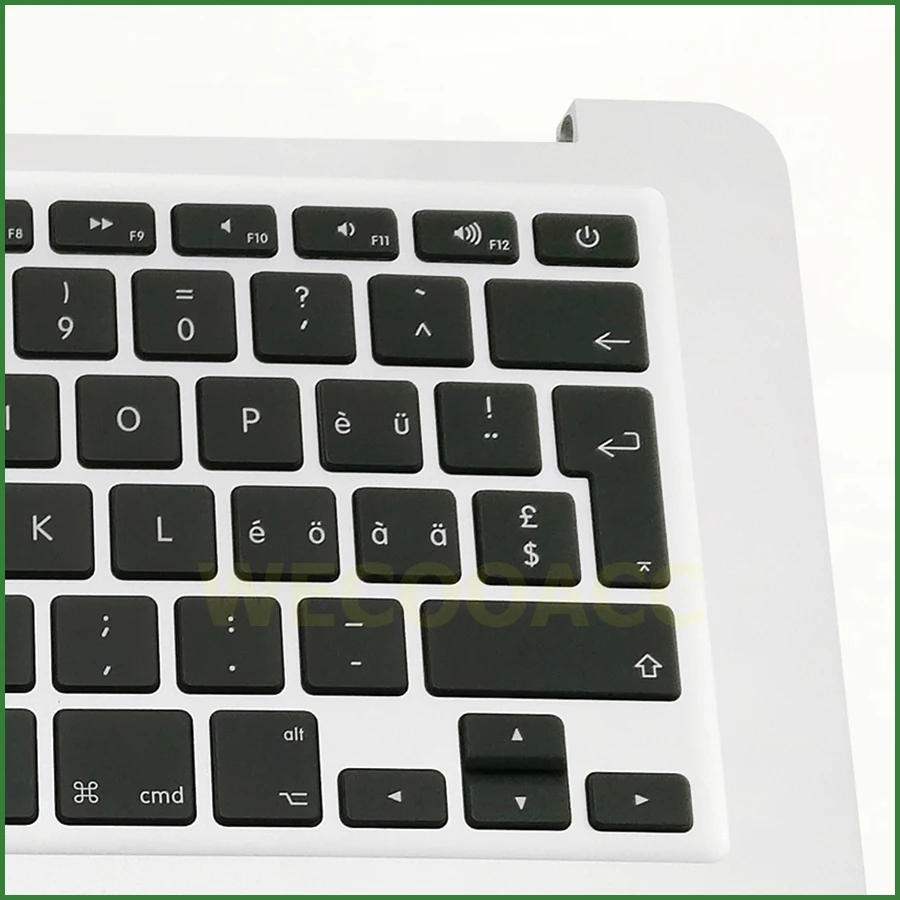 Оригинальная швейцарская клавиатура Topcase с подсветкой для Macbook Pro Air 13 &quotA1466
