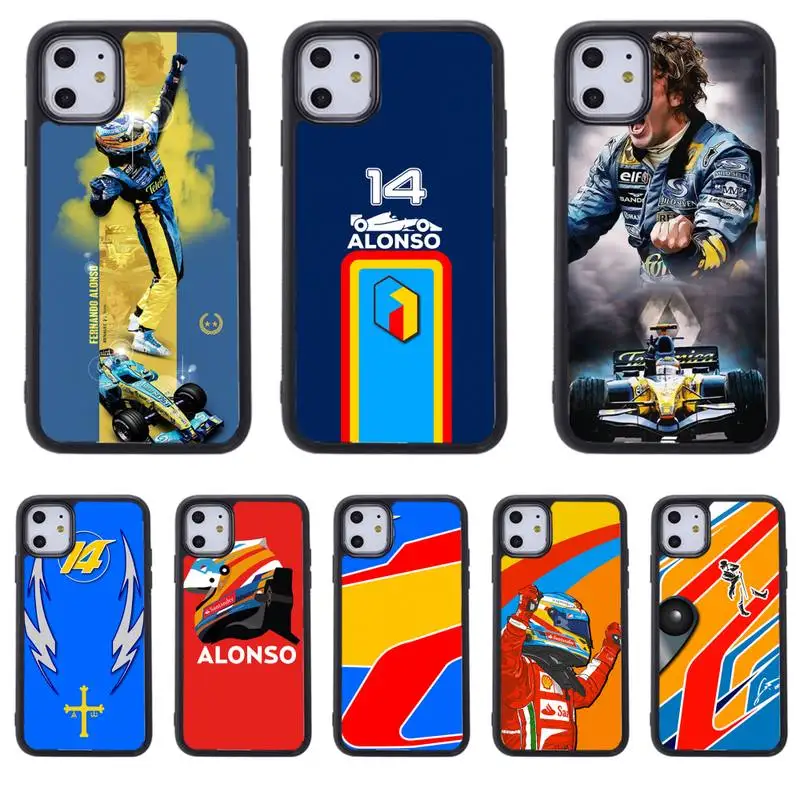 

Fernando Alonso Phone Case for iphone 11 12 13 pro se 20 max xr xs x 7 8 6s plus mini Fundas cover PC&TPU
