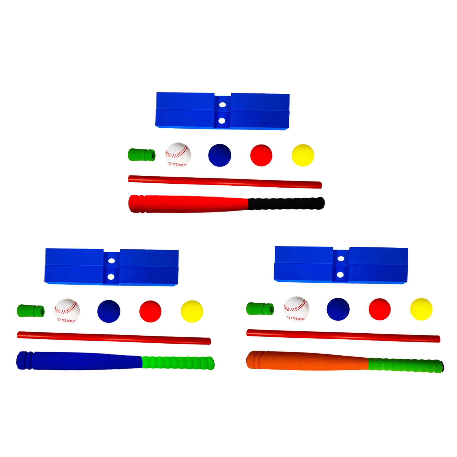 

Kids Baseball T-Ball Toy Soft Bat Sports Game Training Children Toddler