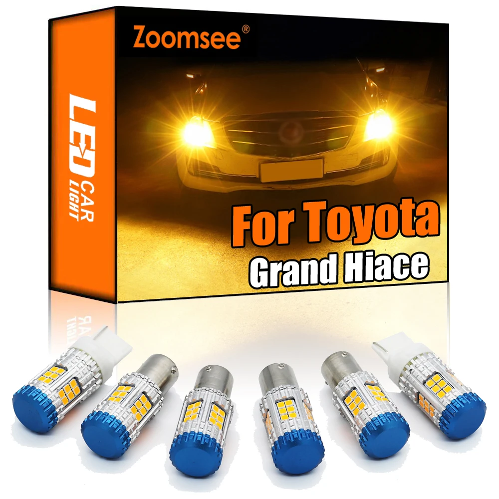 

Zoomsee Canbus For Toyota Grand Hiace 1995-2005 No Hyper Flash Error Vehicle LED Turn Signal Light Indicator Bulb PY21W W21W
