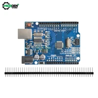 r3 development board atmega328p ch340 ch340g for arduino diy kit with straight pin header without usb cable dropship
