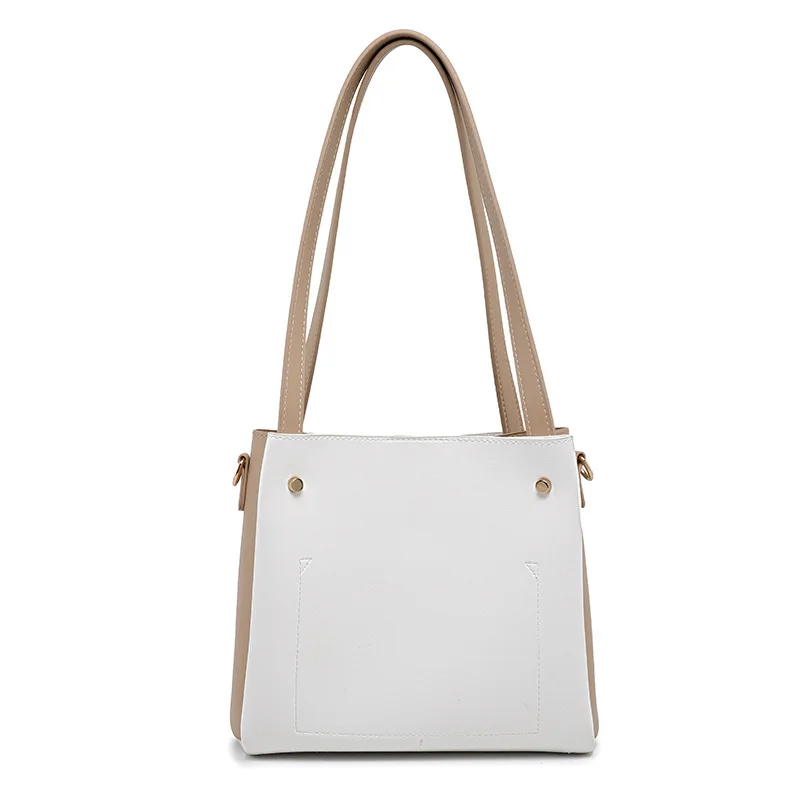 

Color Matching Bucket Bag Female 2020 New Style Autumn Fashion Handbag Shoulder Bag over-the-Shoulder Bag