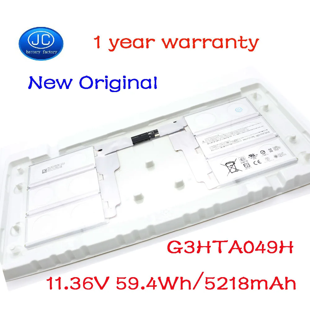 JCbatterystar новая оригинальная качественная G3HTA050H G3HTA049H батарея для книги 2 15