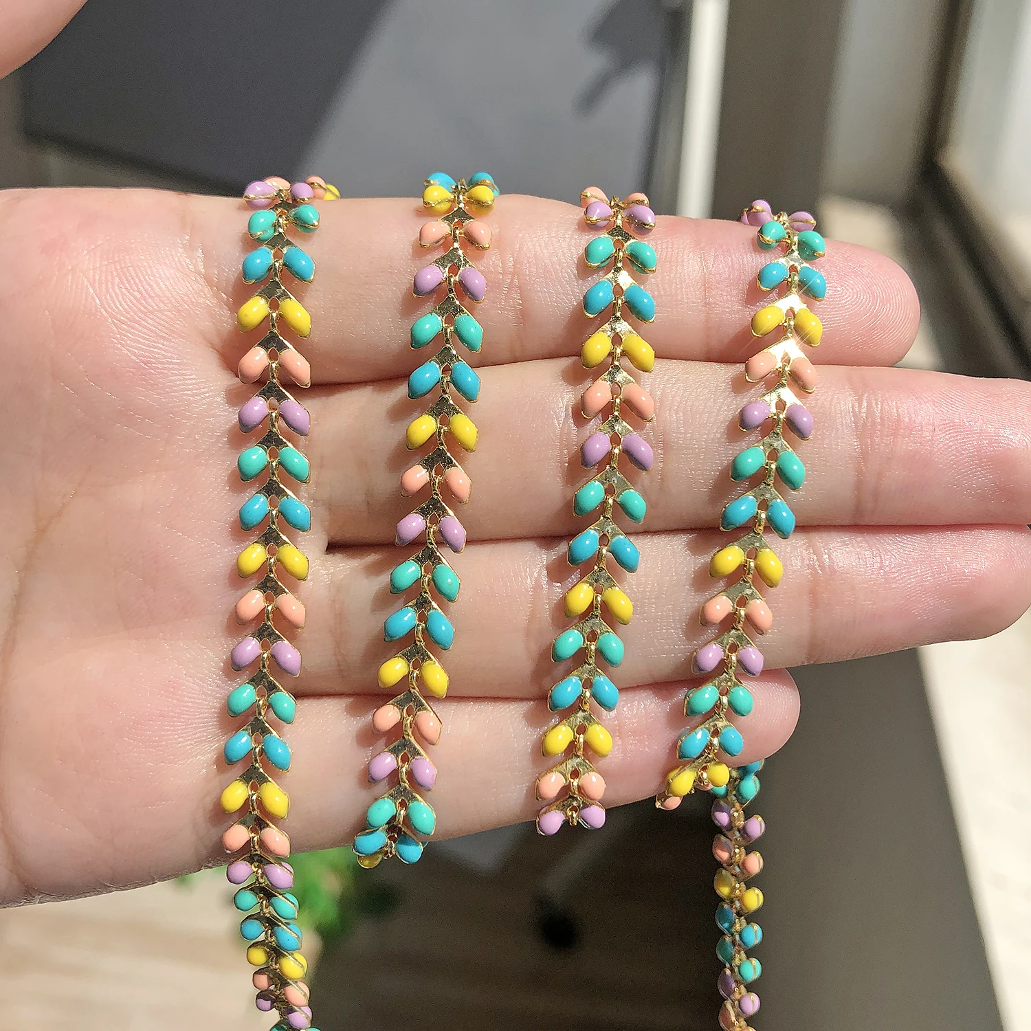 Листья из нержавеющей стали ручной работы 1 м | Украшения и аксессуары