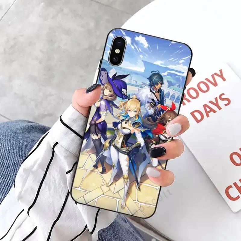

genshin impact Phone Case for iPhone 11 12 mini pro XS MAX 8 7 6 6S Plus X 5S SE 2020 XR