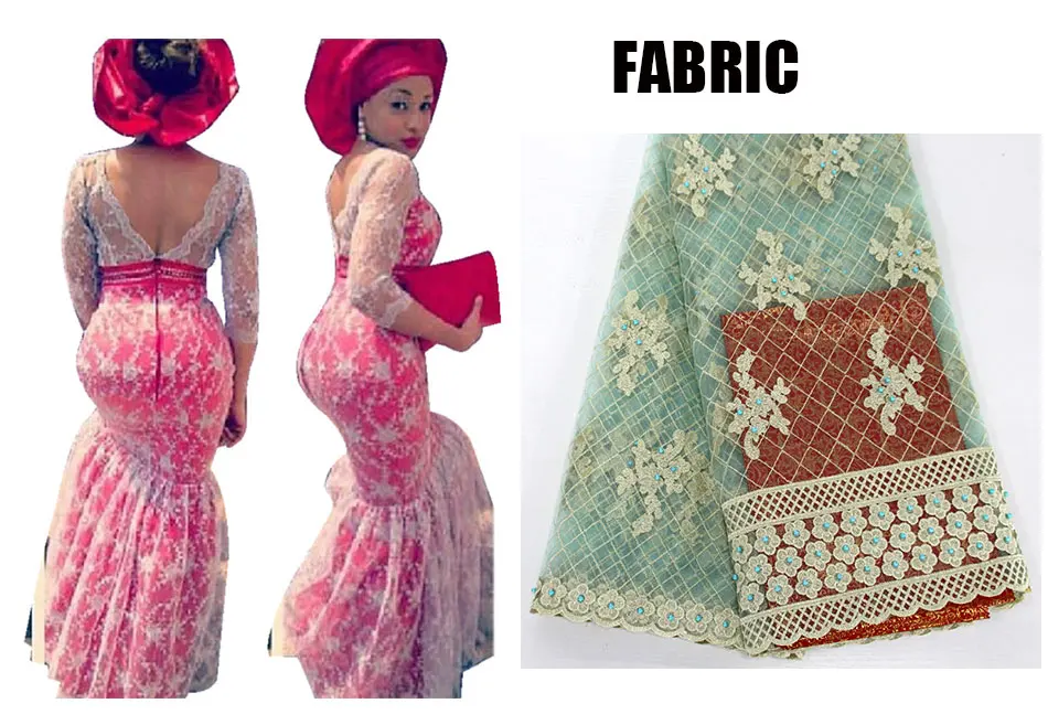 Модные африканские сексуальные кружевные платья с юбкой-годе для женщин без