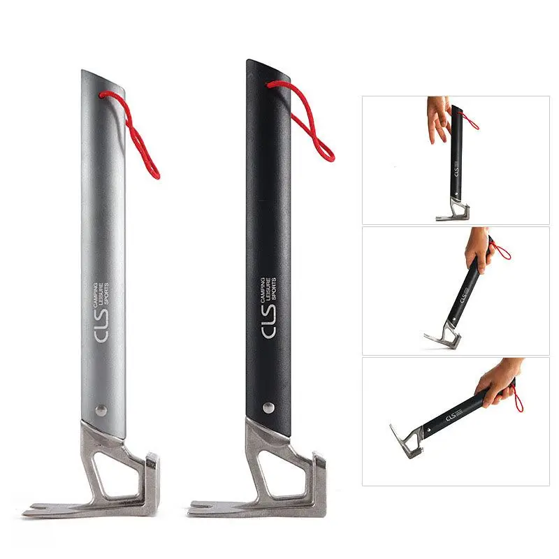 Легкий палаточный Молот из алюминиевого сплава ручка нержавеющей стали для