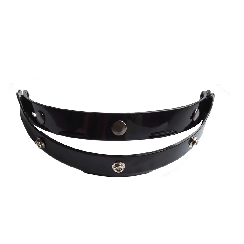 Frame black Мотоциклетный винтажный шлем, пузырьковый козырек, объектив, общий, 3 кнопки, зеркальный козырек, очки, щит, Ретро стиль, мотоциклетный шлем, очки - Цвет: Frame black