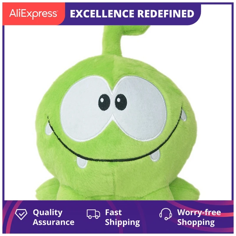 

1pc 20cm Hot Game Cartoon Cut The Rope Om Nom Frog Stuffed Animal Plush Toys Kids Toys Children Collection Gift