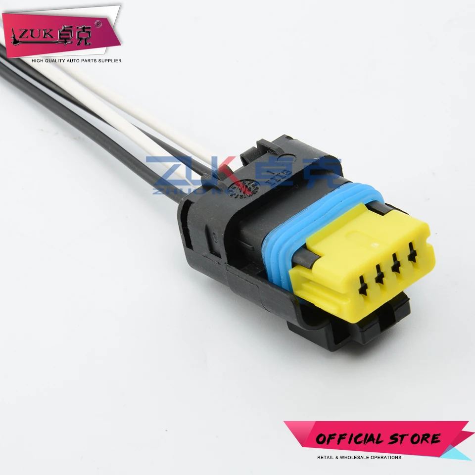 

ZUK For Nissan Dualis Qashqai J10 2008-2012 Tail Lamp Stop Light Bulb Socket Holder 4 Pins Plug Wires Cable