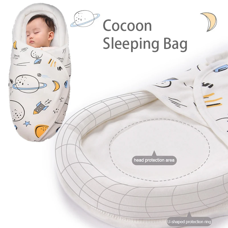 Baby Sleeping Bag For Newborn Baby Stroller Portable Cotton 