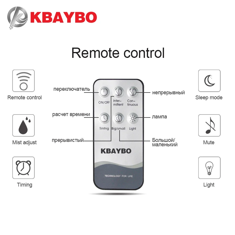 Пульт дистанционного управления для увлажнителя воздуха KBAYBO